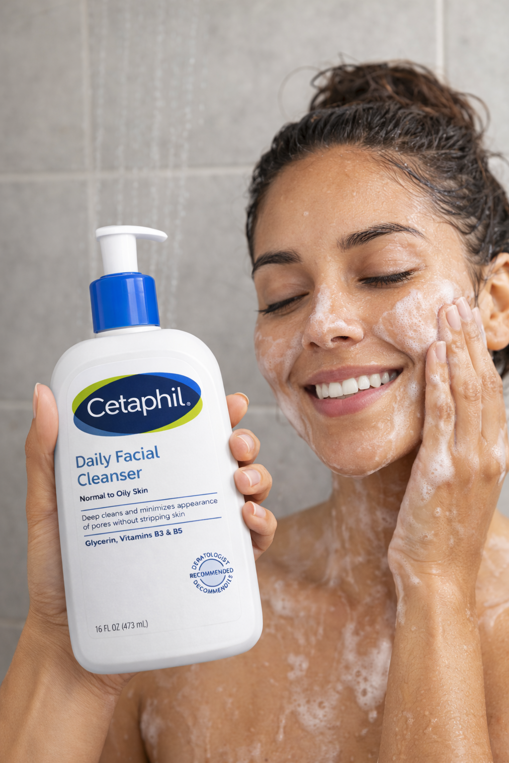 Cetaphil Daily Facial Cleanser – Gentle Face Cleanser Dermatologist Recommended