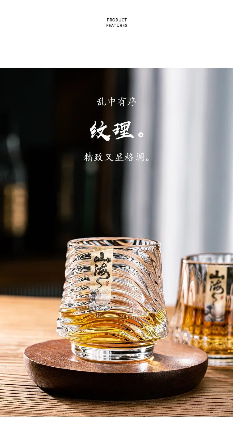 Shanhai Glass Whiskey Cup Set Shanhai Cup Household foreign wine glasses High-end high-value KTV bar beer cups