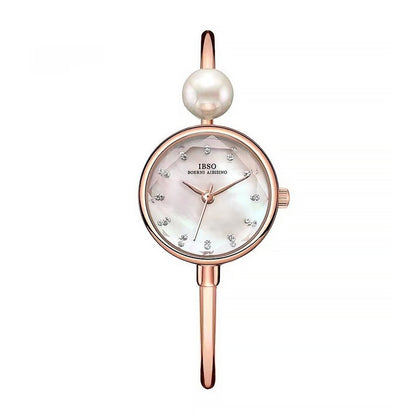 Women's Bracelet Watch Shell Surface Pearl