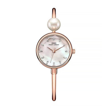 Women's Bracelet Watch Shell Surface Pearl