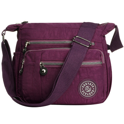 Multifunctional Outdoor Crossbody Bag Shoulder Handbag Women's Nylon Waterproof Messenger Bags For Ladies Diagonal Bag Purses