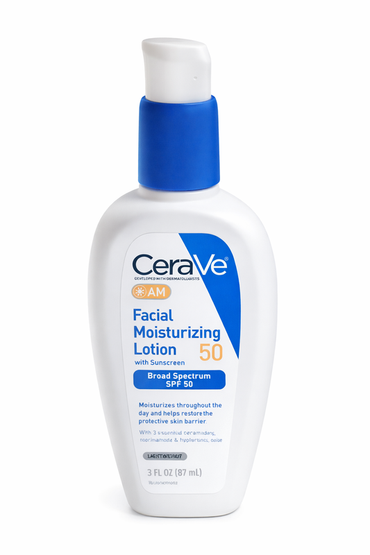 CeraVe AM Facial Moisturizing Lotion SPF 30 – Lightweight Day Face Moisturizer with Sunscreen, Ceramides & Hyaluronic Acid – Oil-Free Daily Hydration