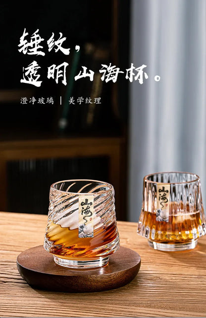Shanhai Glass Whiskey Cup Set Shanhai Cup Household foreign wine glasses High-end high-value KTV bar beer cups