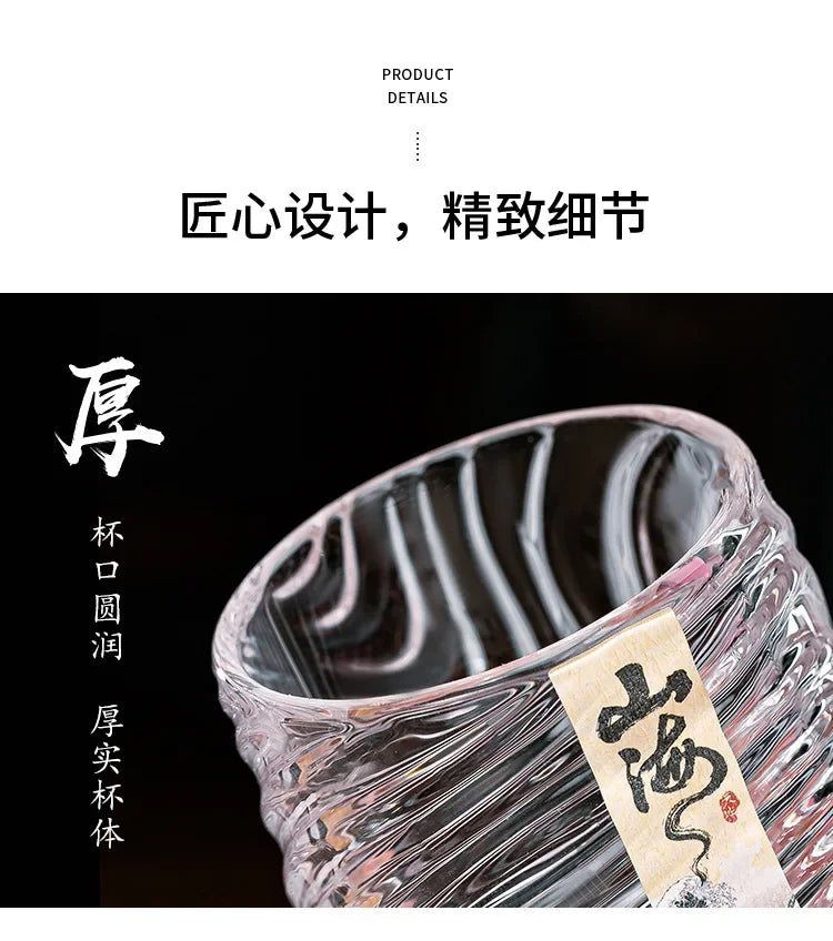 Shanhai Glass Whiskey Cup Set Shanhai Cup Household foreign wine glasses High-end high-value KTV bar beer cups