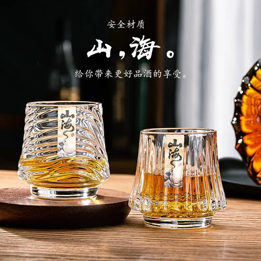 Shanhai Glass Whiskey Cup Set Shanhai Cup Household foreign wine glasses High-end high-value KTV bar beer cups