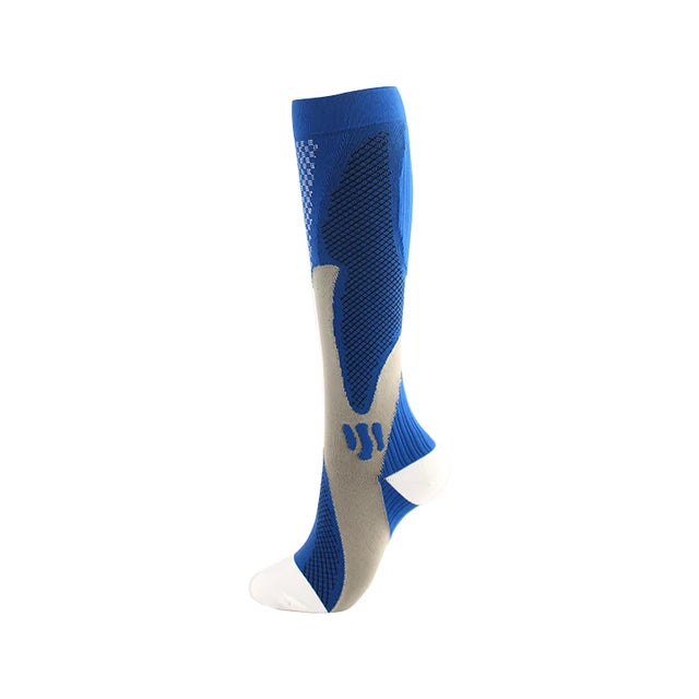 Compression Socks Varicose Veins Men's And Women's Sports Socks Football 20-30 Mmhg Elastic Anti Fatigue Pain Relief Wholesale