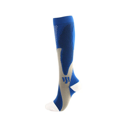 Compression Socks Varicose Veins Men's And Women's Sports Socks Football 20-30 Mmhg Elastic Anti Fatigue Pain Relief Wholesale