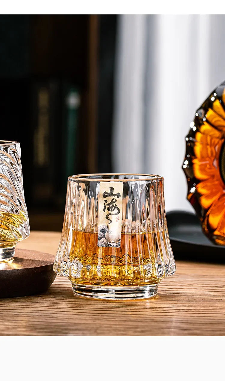 Shanhai Glass Whiskey Cup Set Shanhai Cup Household foreign wine glasses High-end high-value KTV bar beer cups
