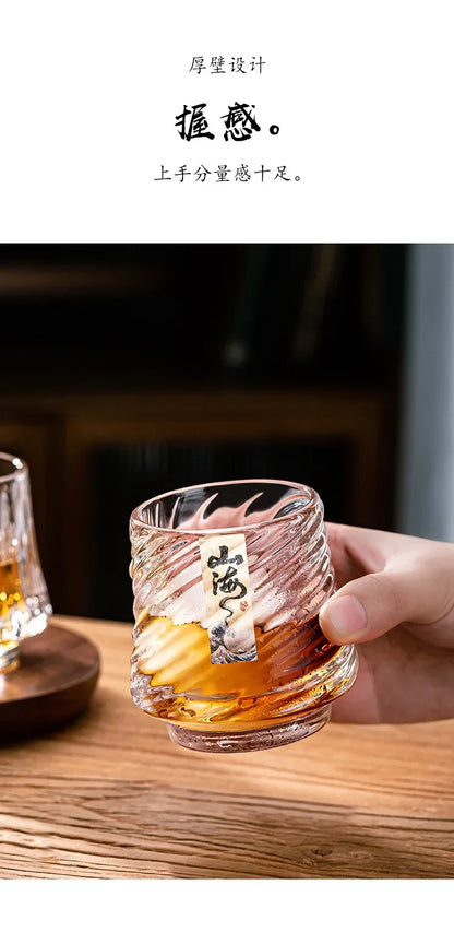 Shanhai Glass Whiskey Cup Set Shanhai Cup Household foreign wine glasses High-end high-value KTV bar beer cups