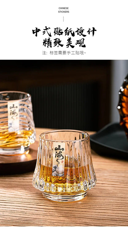 Shanhai Glass Whiskey Cup Set Shanhai Cup Household foreign wine glasses High-end high-value KTV bar beer cups