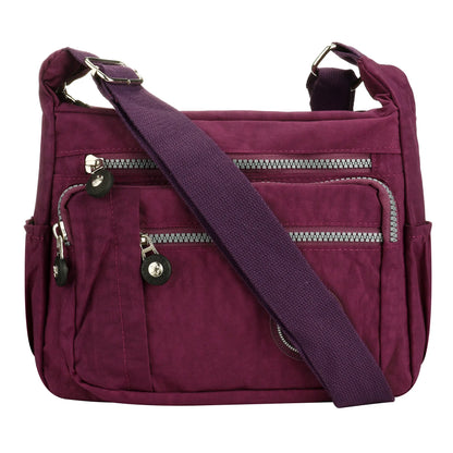Multifunctional Outdoor Crossbody Bag Shoulder Handbag Women's Nylon Waterproof Messenger Bags For Ladies Diagonal Bag Purses