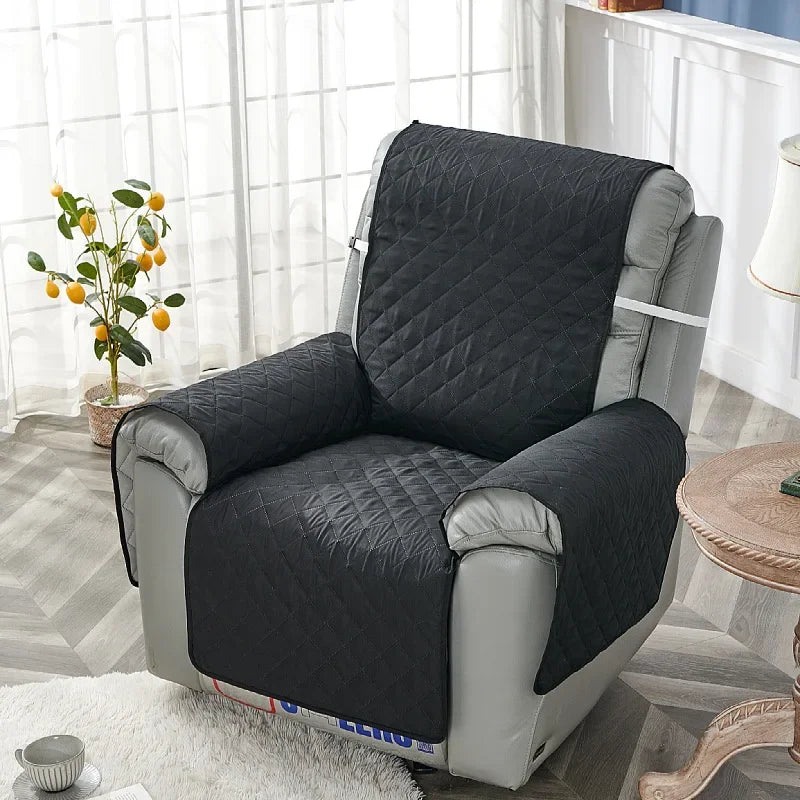Quilted Recliner Sofa Cover Dogs Pets Kid Anti-Slip Chair Covers Anti-wear  Armchair Slipcovers Furniture Protector