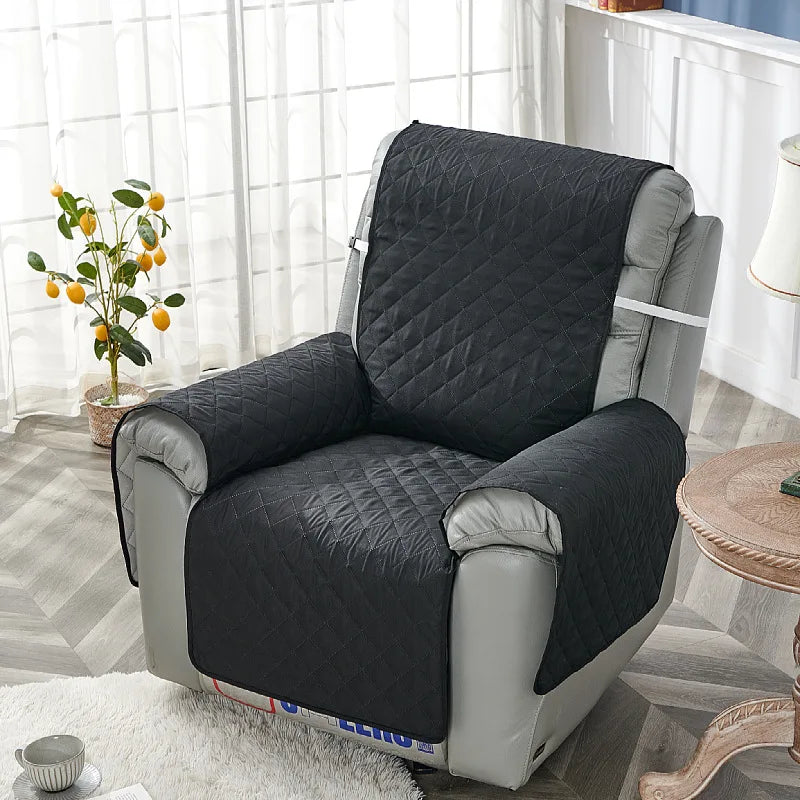 Quilted Recliner Sofa Cover Dogs Pets Kid Anti-Slip Chair Covers Anti-wear  Armchair Slipcovers Furniture Protector