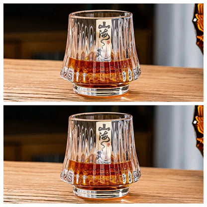 Shanhai Glass Whiskey Cup Set Shanhai Cup Household foreign wine glasses High-end high-value KTV bar beer cups