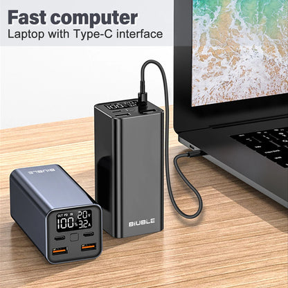 20000mAh External Power Bank Type C PD 100W Fast Charging Powerbank Battery Charger For Smartphone Laptop Tablet iPhone Xiaomi