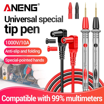 ANENG PT1005B 10A 1000V Digital Multimeter Probe Universal Test Lead Needle Pin Wire Pen Cable Kit Current Voltmeter Tester Wire